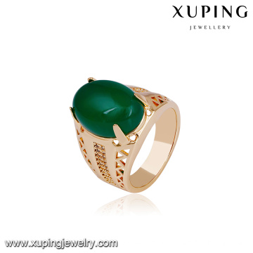 14722 xuping jewelry 18k gold plated funky new designs finger gold ring for women